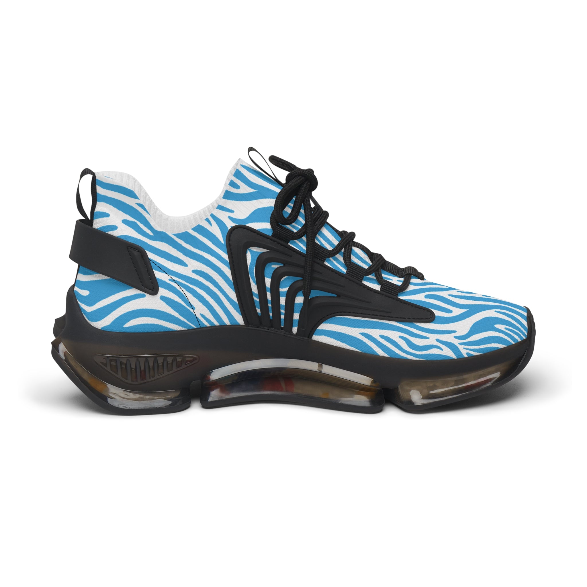 Blue Zebra Women's Mesh Sneakers