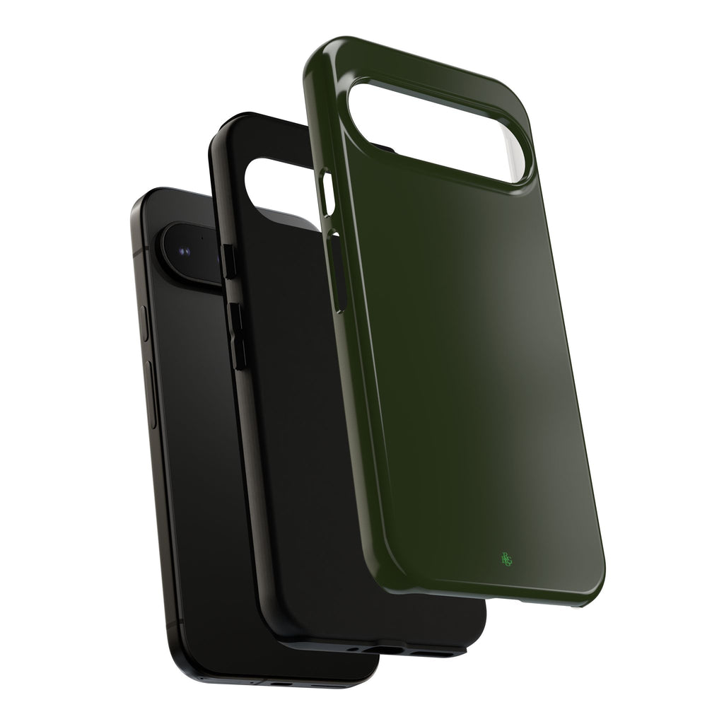 Olive Green Tough Phone Case for iPhone, Galaxy and Google Pixel