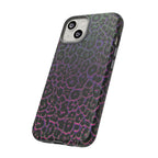 Colorful Leopard Tough Phone Case for iPhone, Galaxy, or Google Pixel