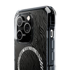 Zebra Magnetic iPhone 14, 15, 16 Series Clear Impact Cases