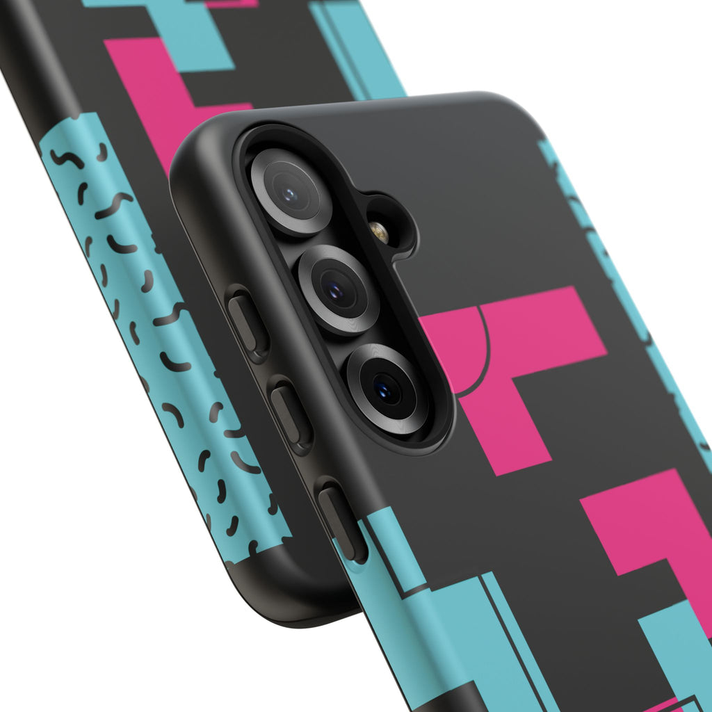 Retro Blocks LOVE Tough Case for iPhone, Galaxy or Google Pixel