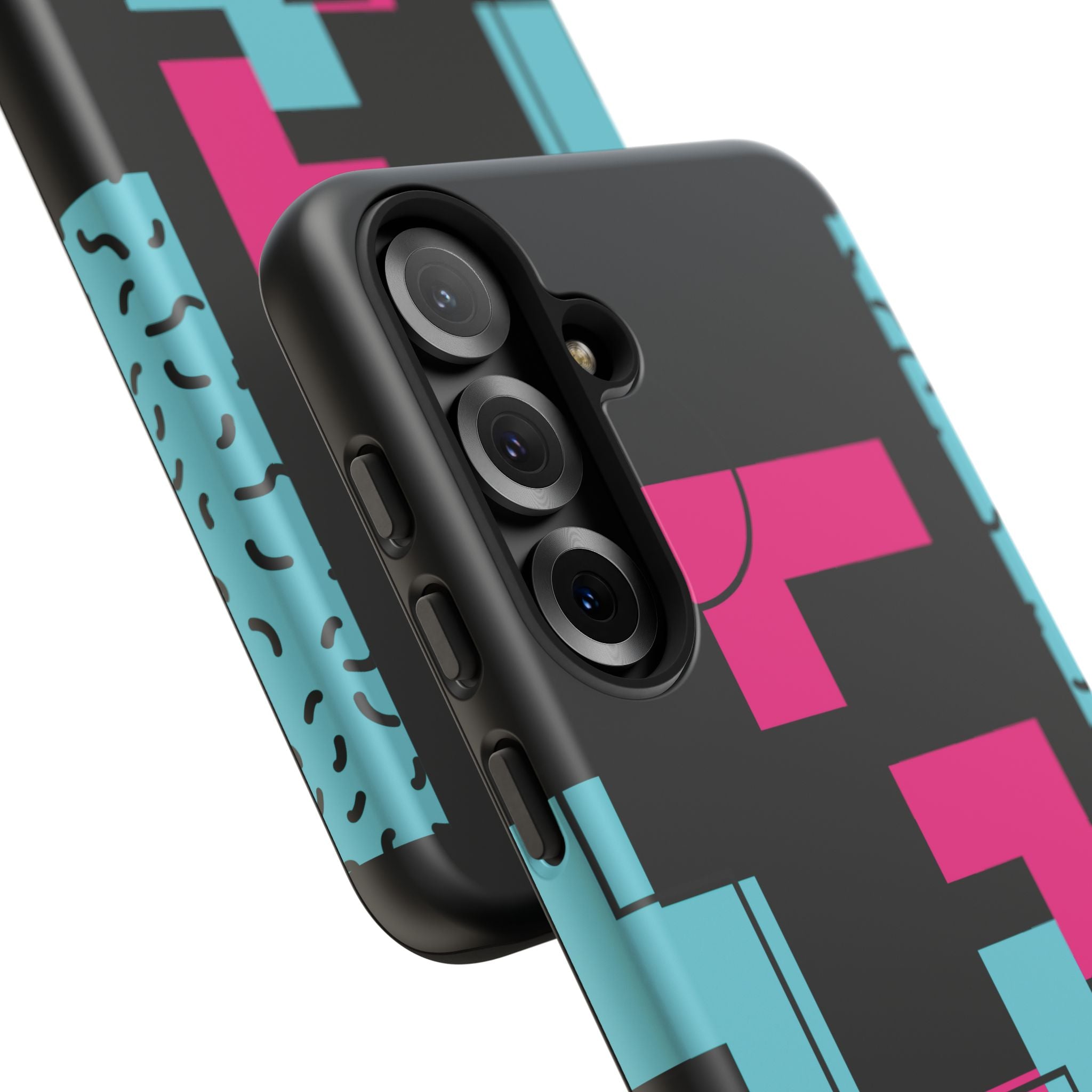 Retro Blocks LOVE Tough Case for iPhone, Galaxy or Google Pixel