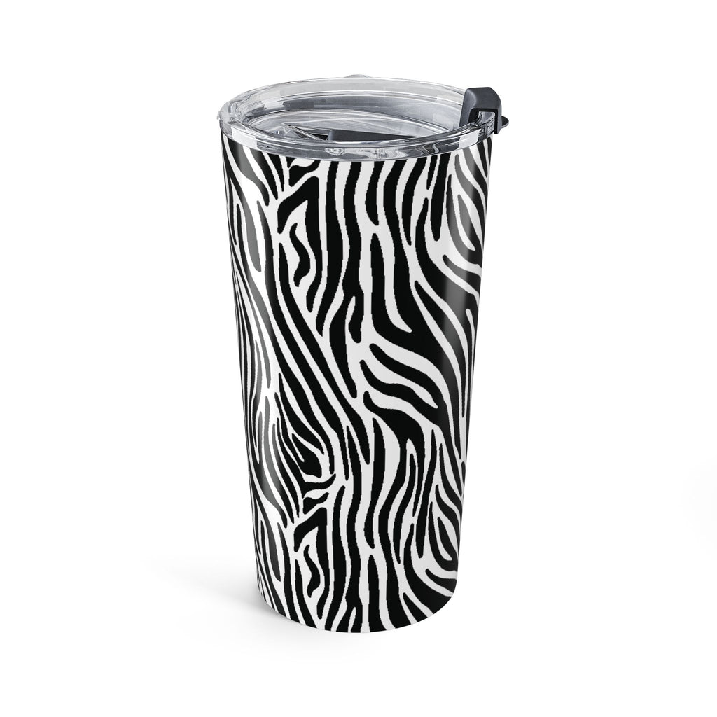 Black and White Zebra Tumbler 20oz
