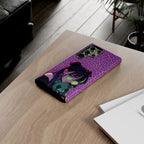 Purple Pink Leopard Kz iPhone, Galaxy and Google Tough Cases