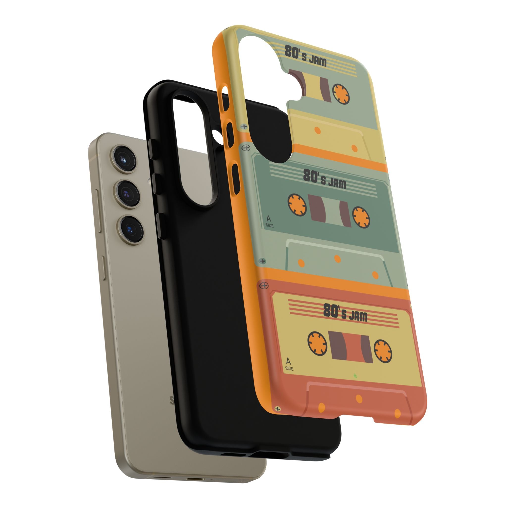 Retro 80's Jam RG Tough Phone Case for iPhone, Galaxy, or Google PIXEL