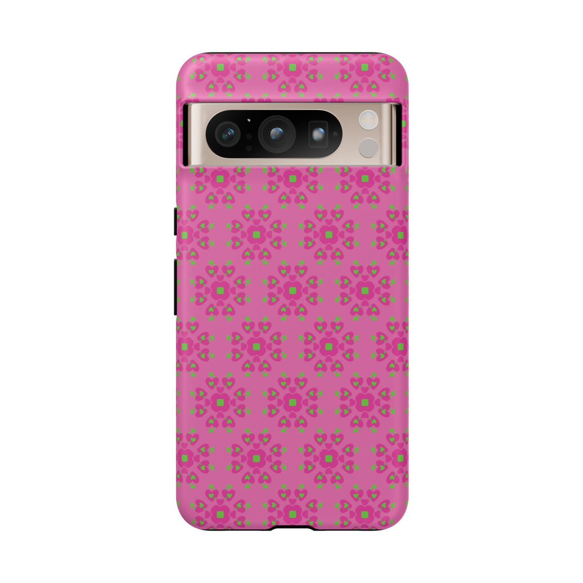 Floresta Heart Pink Tough Phone Case iPhone, Galaxy, or Google Pixel