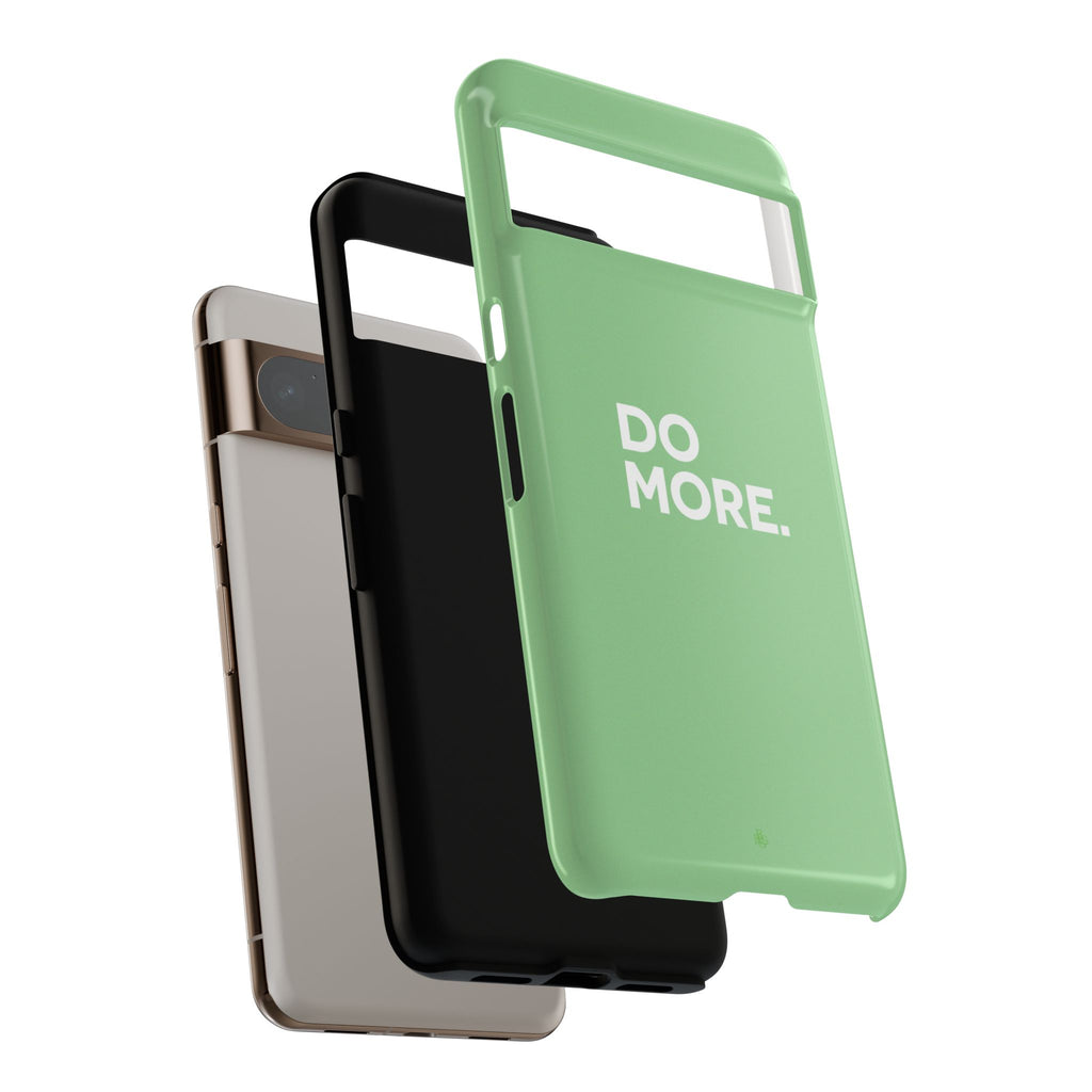 Do More Mint Green Tough Phone Case for iPhone, Galaxy,or Google Pixel