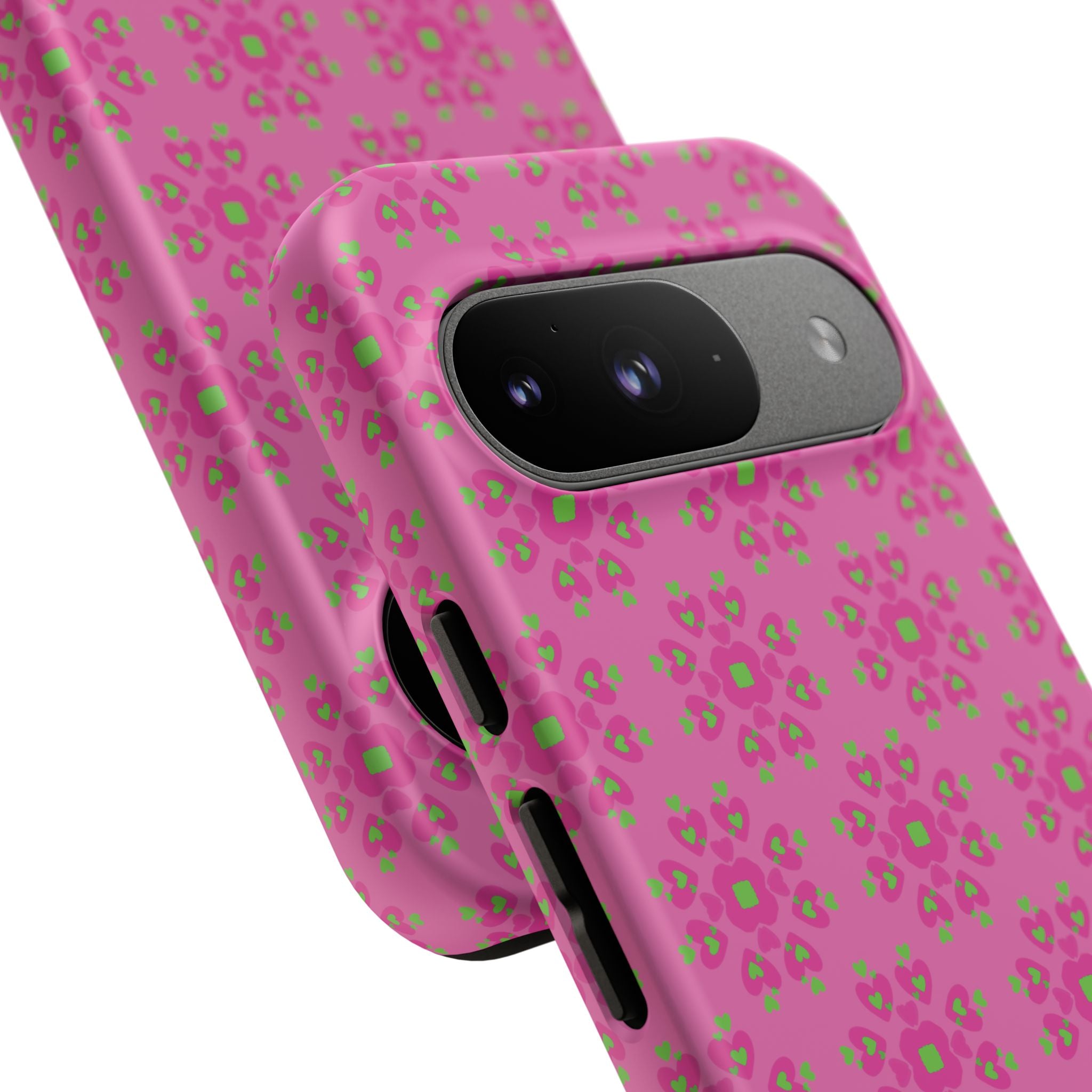 Floresta Heart Pink Tough Phone Case iPhone, Galaxy, or Google Pixel