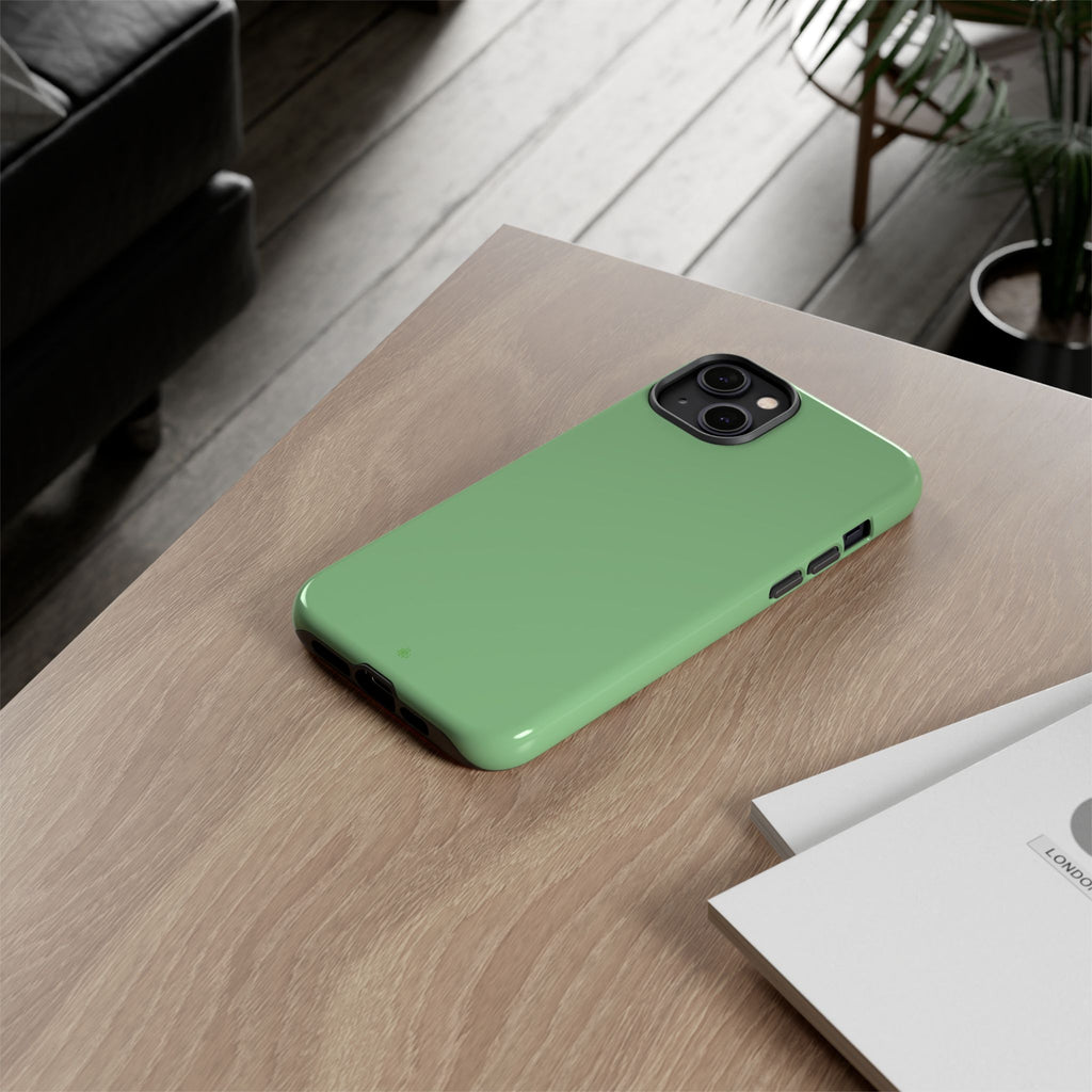 Mint Green Tough Phone Case for iPhone, Galaxy, or Google Pixel
