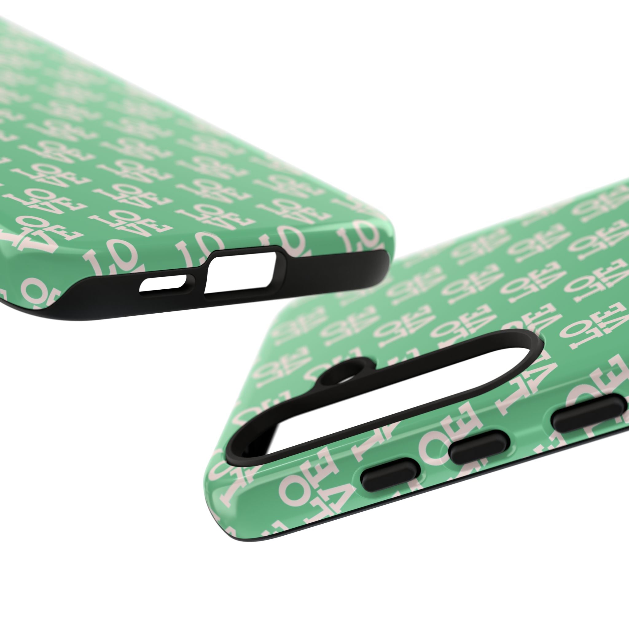 LOVE Aqua Tough Phone Case for iPhone, Galaxy, or Google Pixel