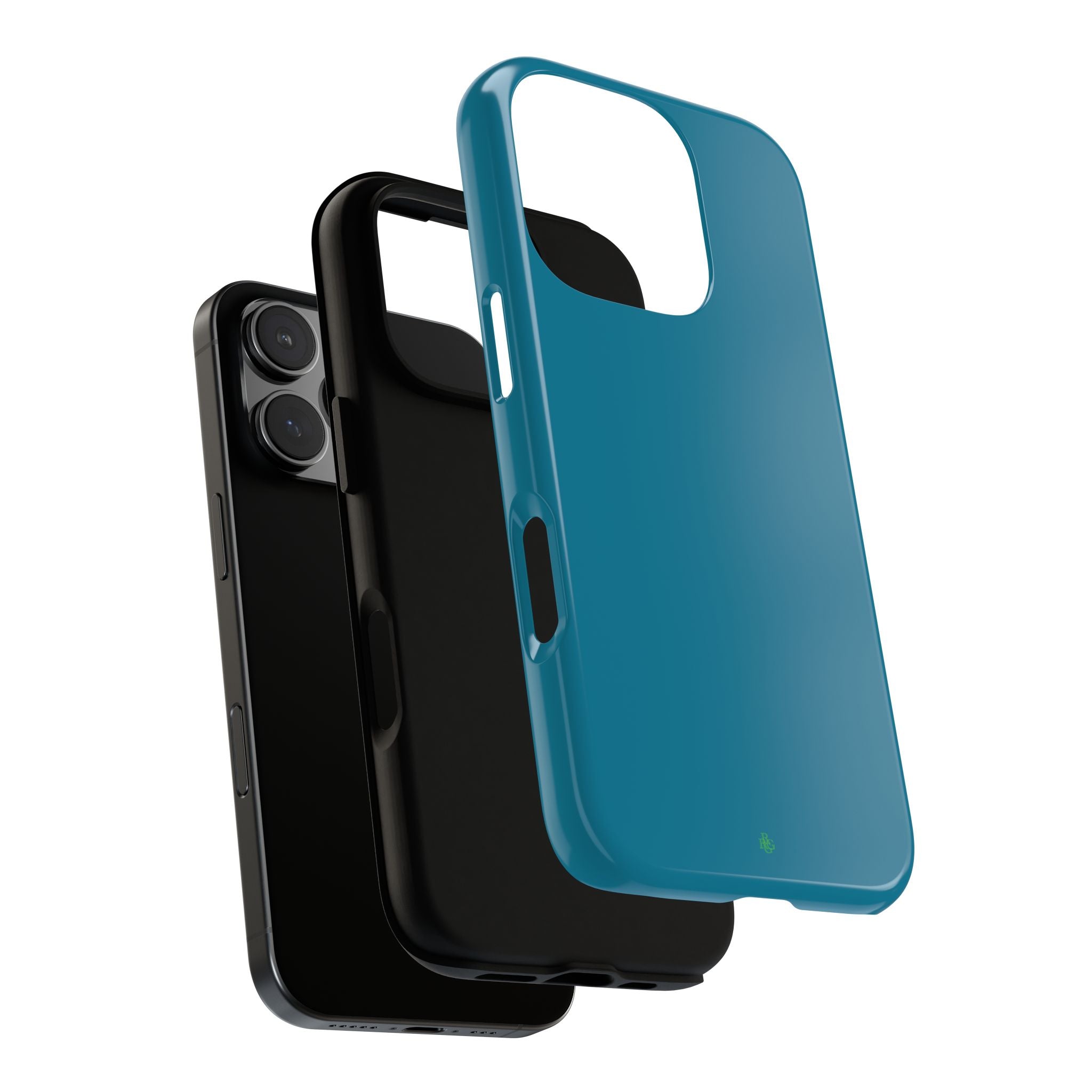 Teal Green RG Tough Phone Case for iPhone, Galaxy, or Google Pixel