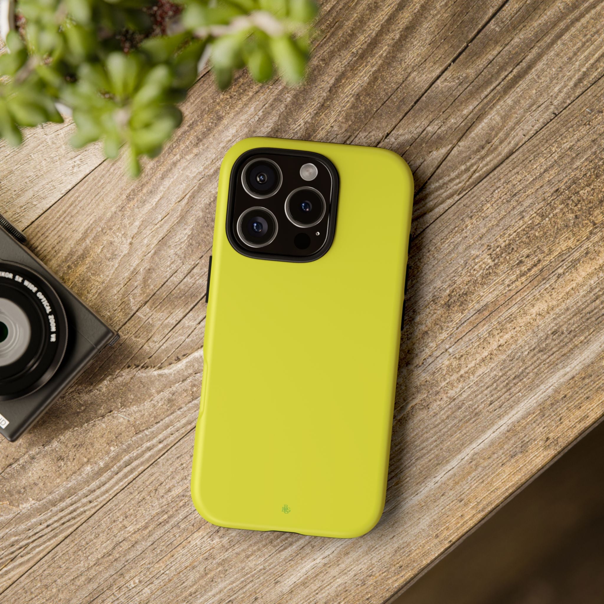 Yellow RG Tough Phone Case for iPhone, Galaxy, or Google Pixel