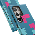 LOVE Teal Green Tough Phone Case for iPhone, Galaxy, or Google Pixel