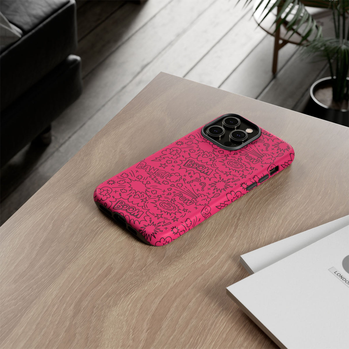 Boom Wow Tough Case for iPhone, Galaxy, or Google Pixel