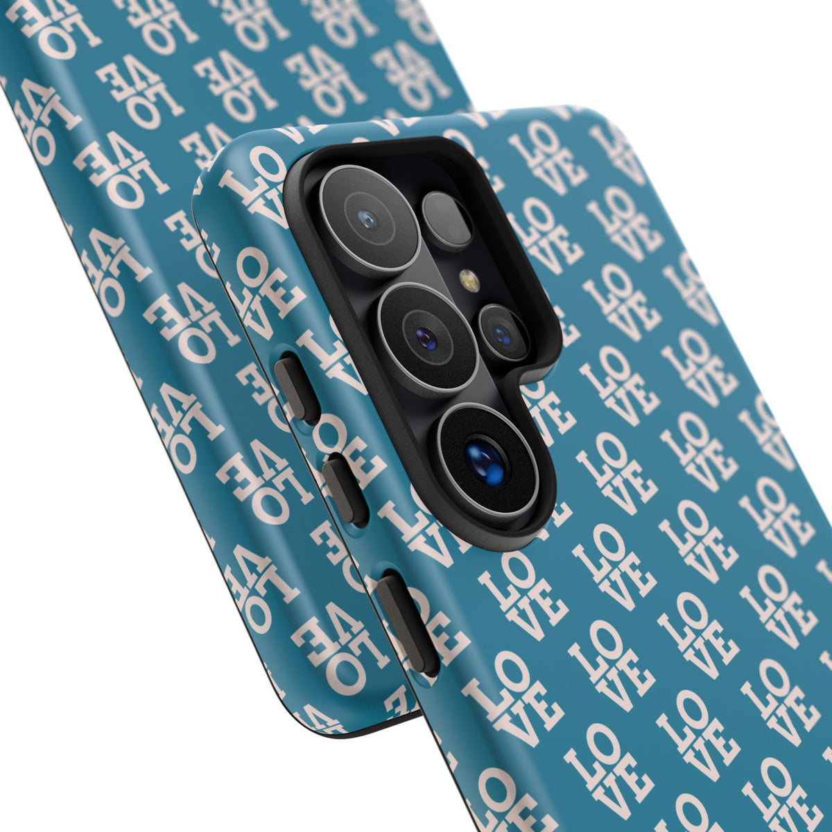 LOVE Teal Green Tough Phone Case iPhone, Galaxy, or Google Pixel