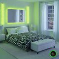 Black and White Zebra Print Comforter