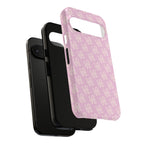 Pink 'LOVE' Pattern Tough Phone Case