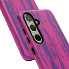 Pink Purple Wood Print Tough Phone Case iPhone, Galaxy, or Google Pixel