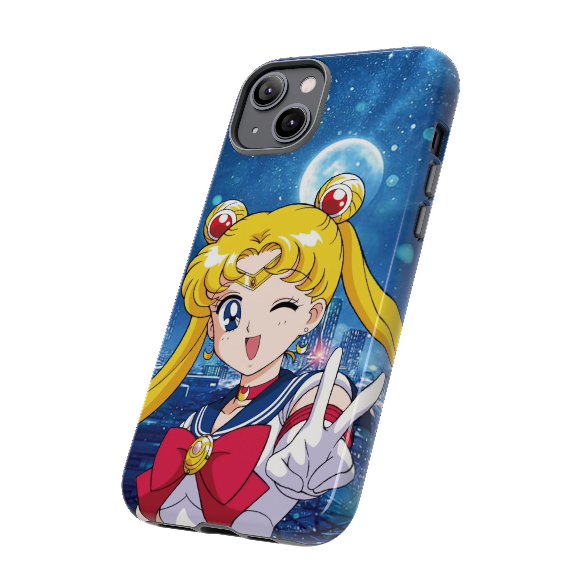 Blue S Moon Tough Case for iPhone, Galaxy, or Google Pixel