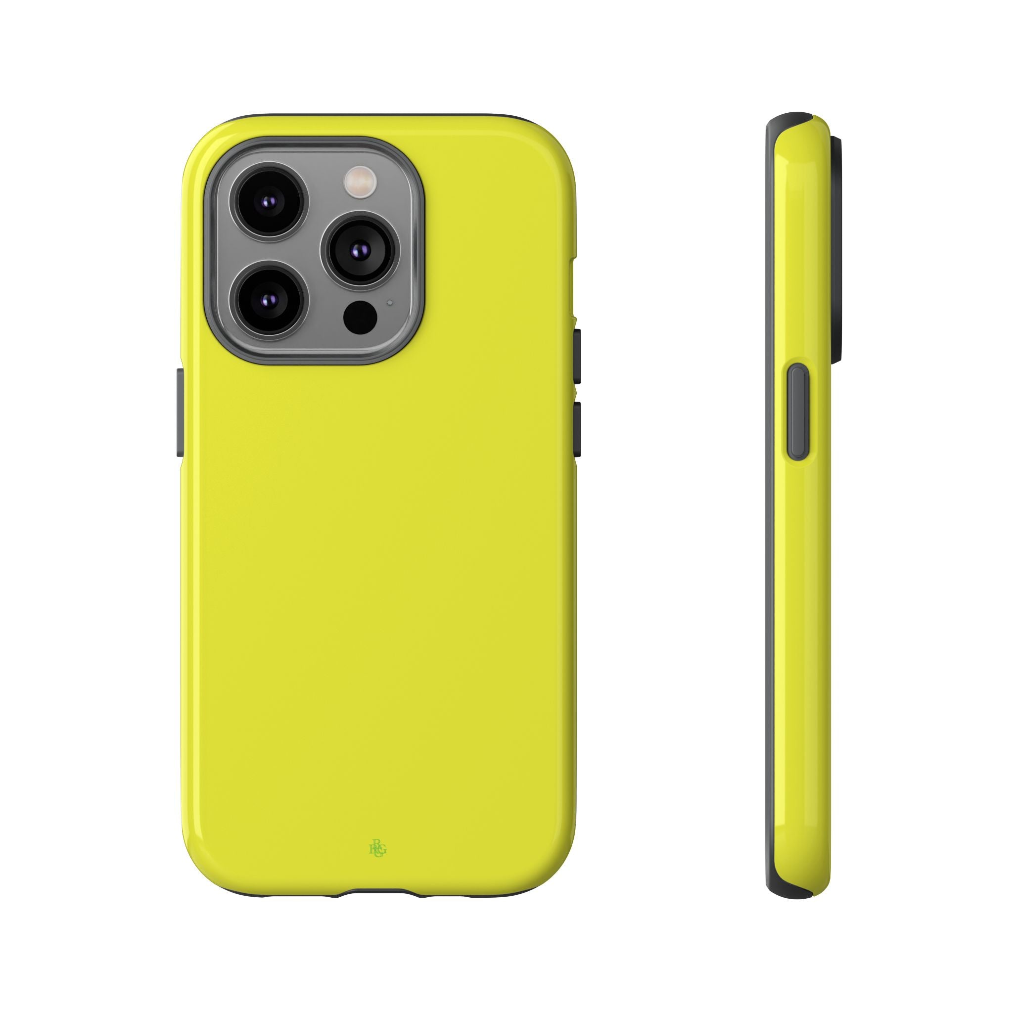 Yellow RG Tough Phone Case for iPhone, Galaxy, or Google Pixel