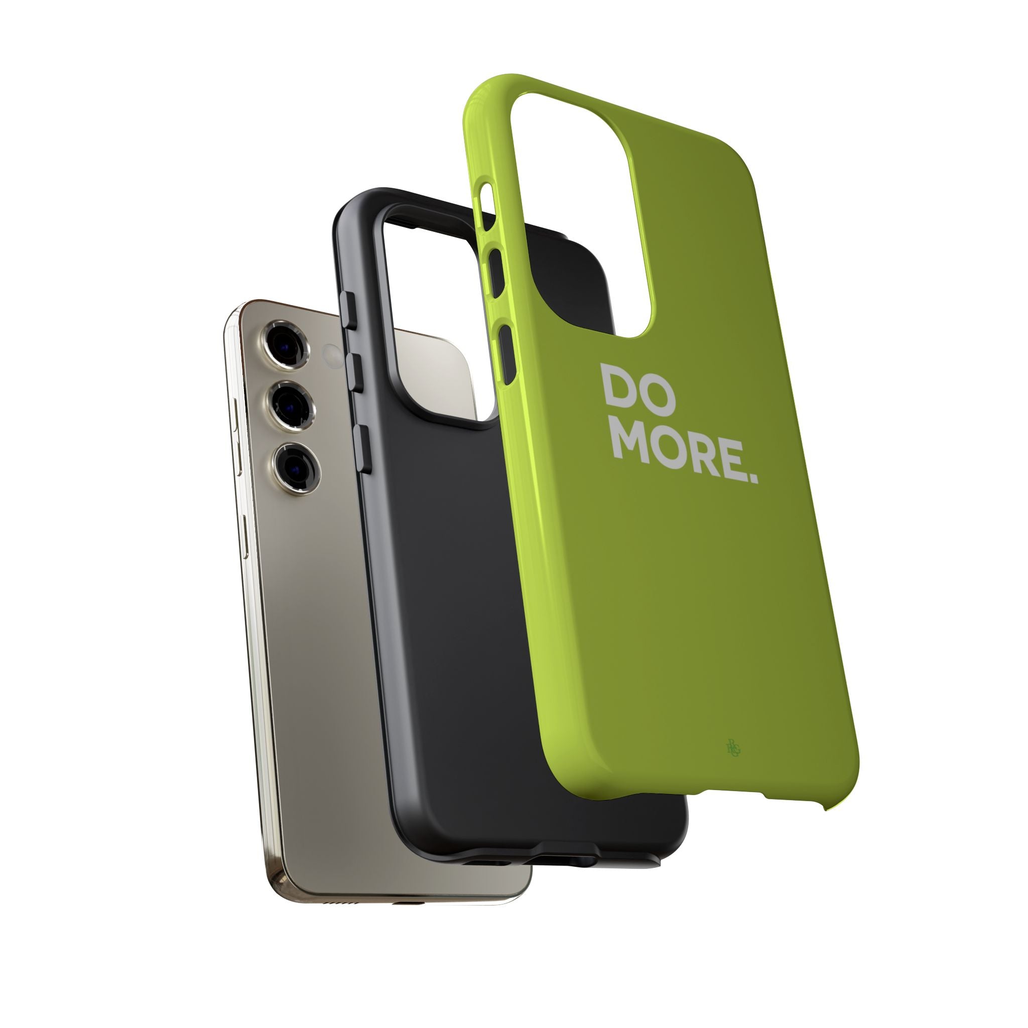 Do More (Neon Yellow) Tough Phone Case for iPhone, Galaxy or Google Pixel