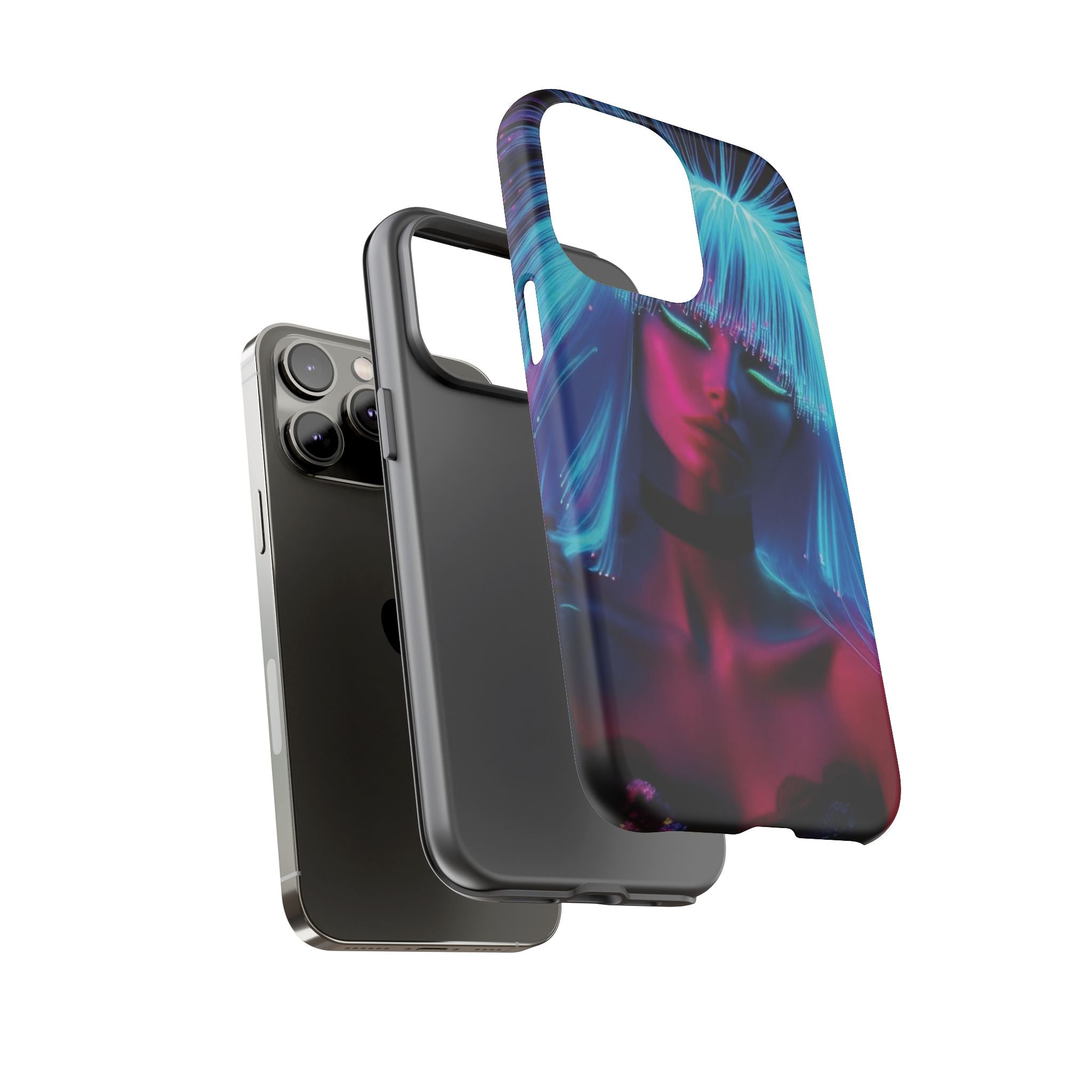 CyberPunk Tough Case for iPhone, Galaxy, or Google Pixel