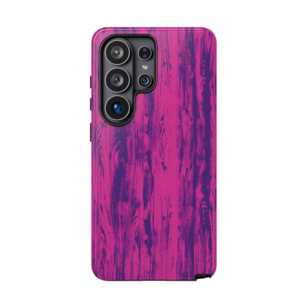 Pink Purple Wood Print Tough Phone Case iPhone, Galaxy, or Google Pixel