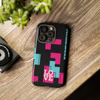 Retro Blocks LOVE Tough Case for iPhone, Galaxy or Google Pixel