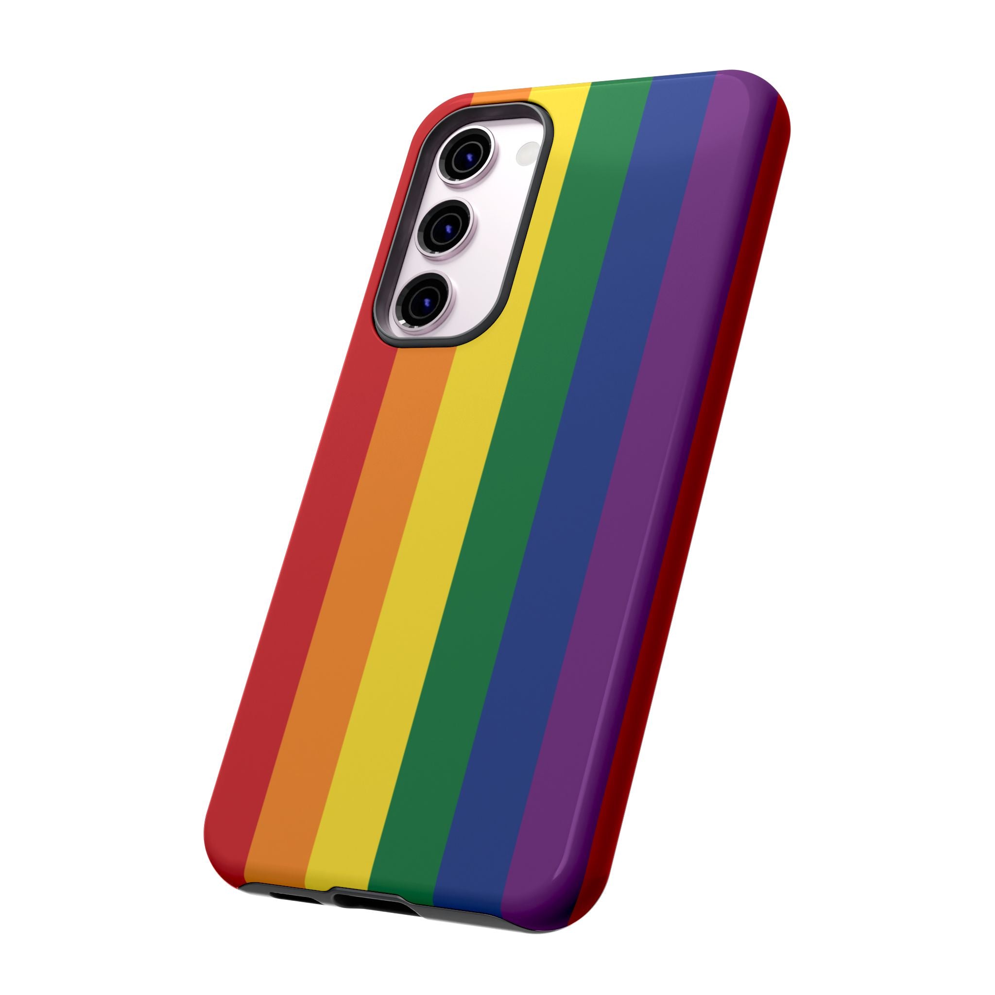 LGBTQ Rainbow Flag Tough Phone Case for iPhone, Galaxy, or Google Pixel