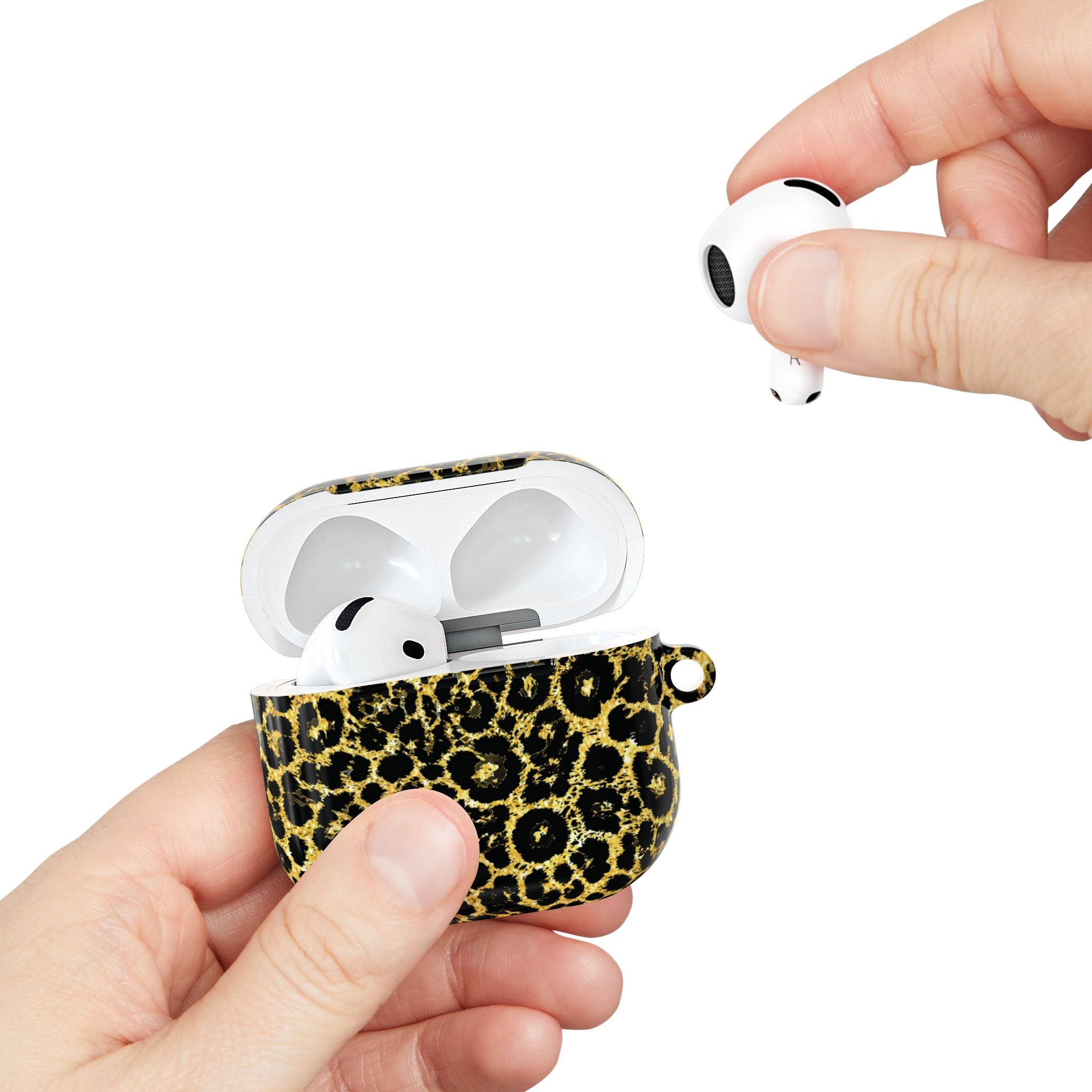 Gold Leopard AirPod Cases