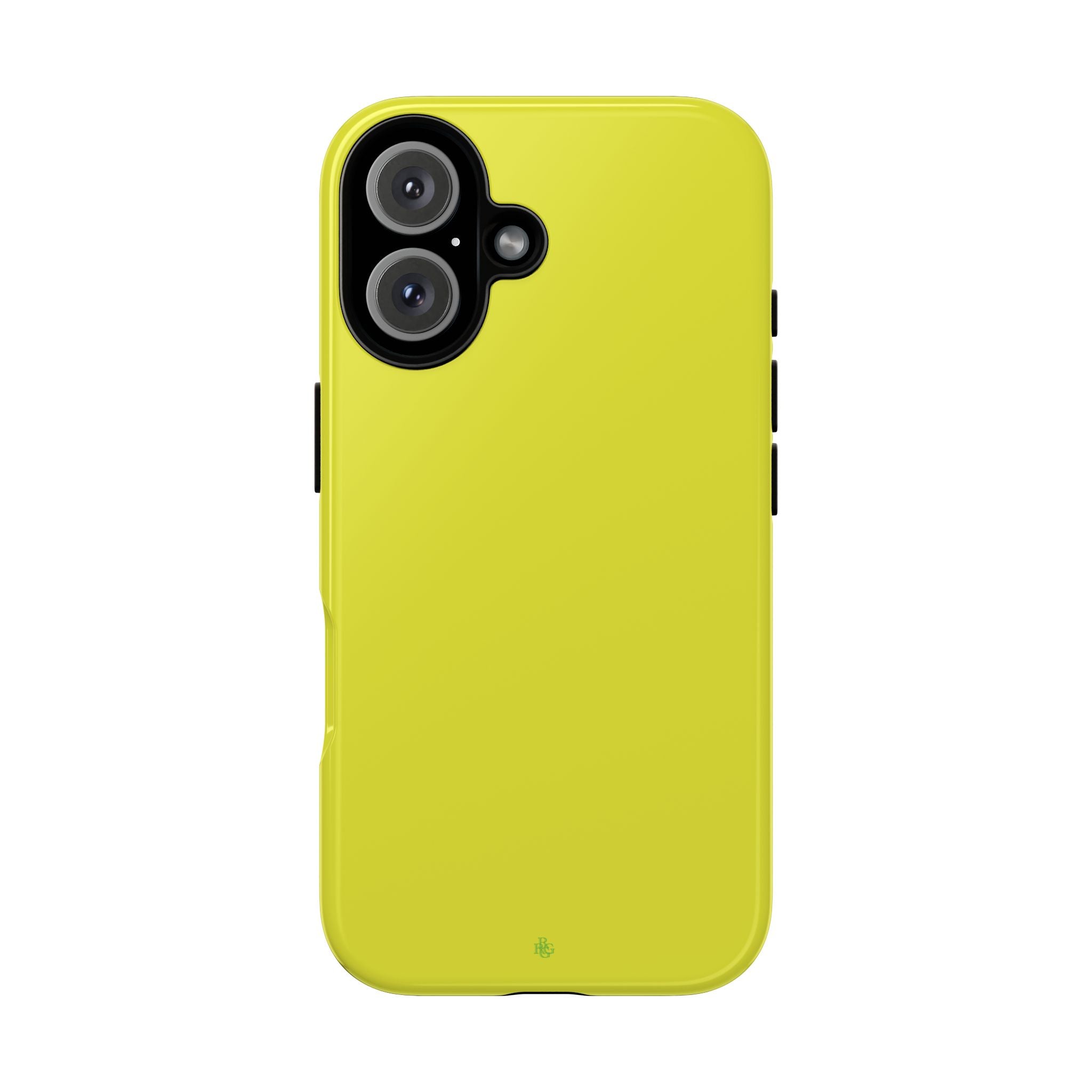 Yellow RG Tough Phone Case for iPhone, Galaxy, or Google Pixel
