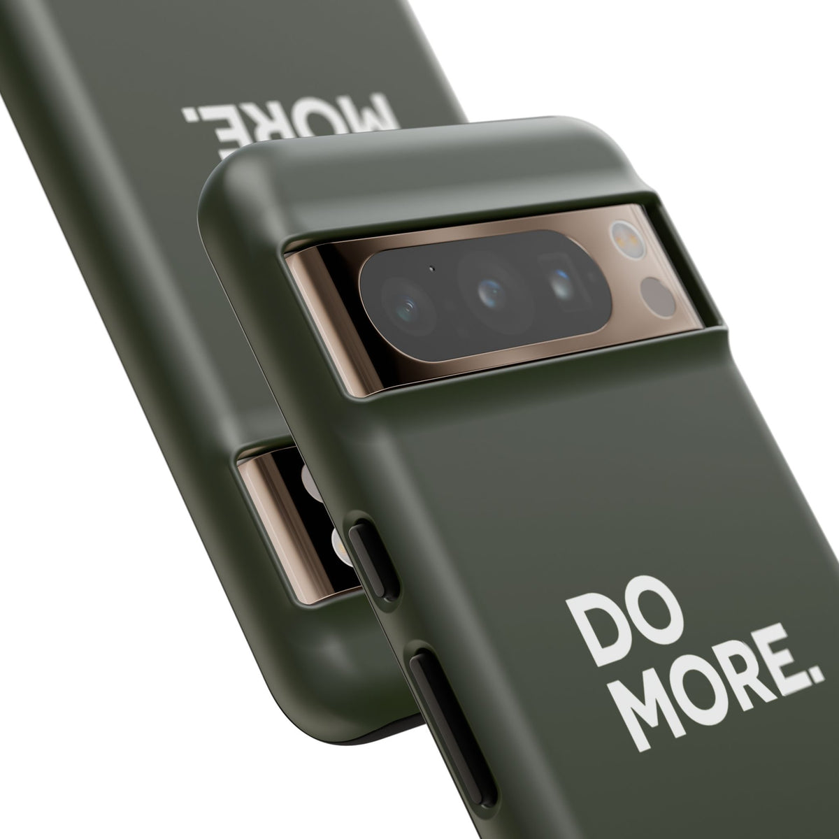 Olive Green Do More Tough Phone Case for iPhone, Galaxy, or Google Pixel