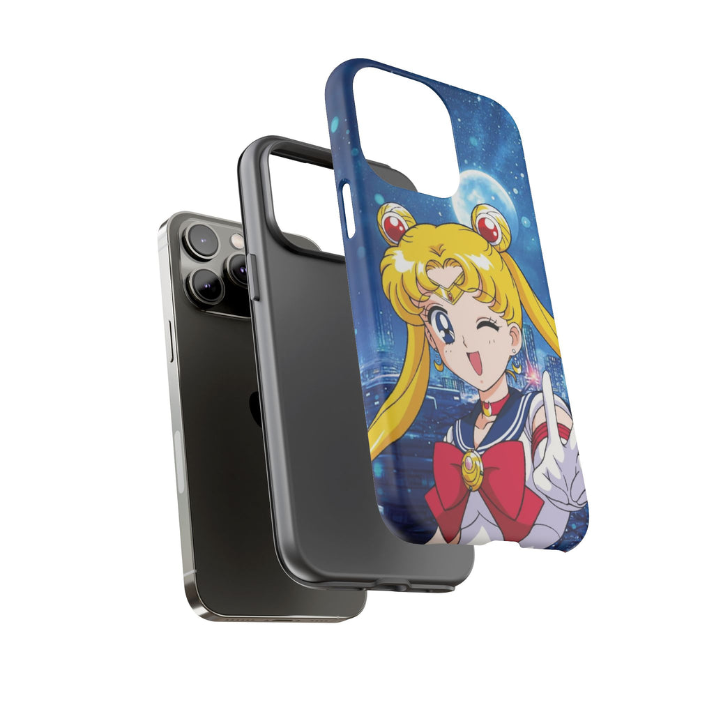 Blue S Moon Tough Case for iPhone, Galaxy, or Google Pixel