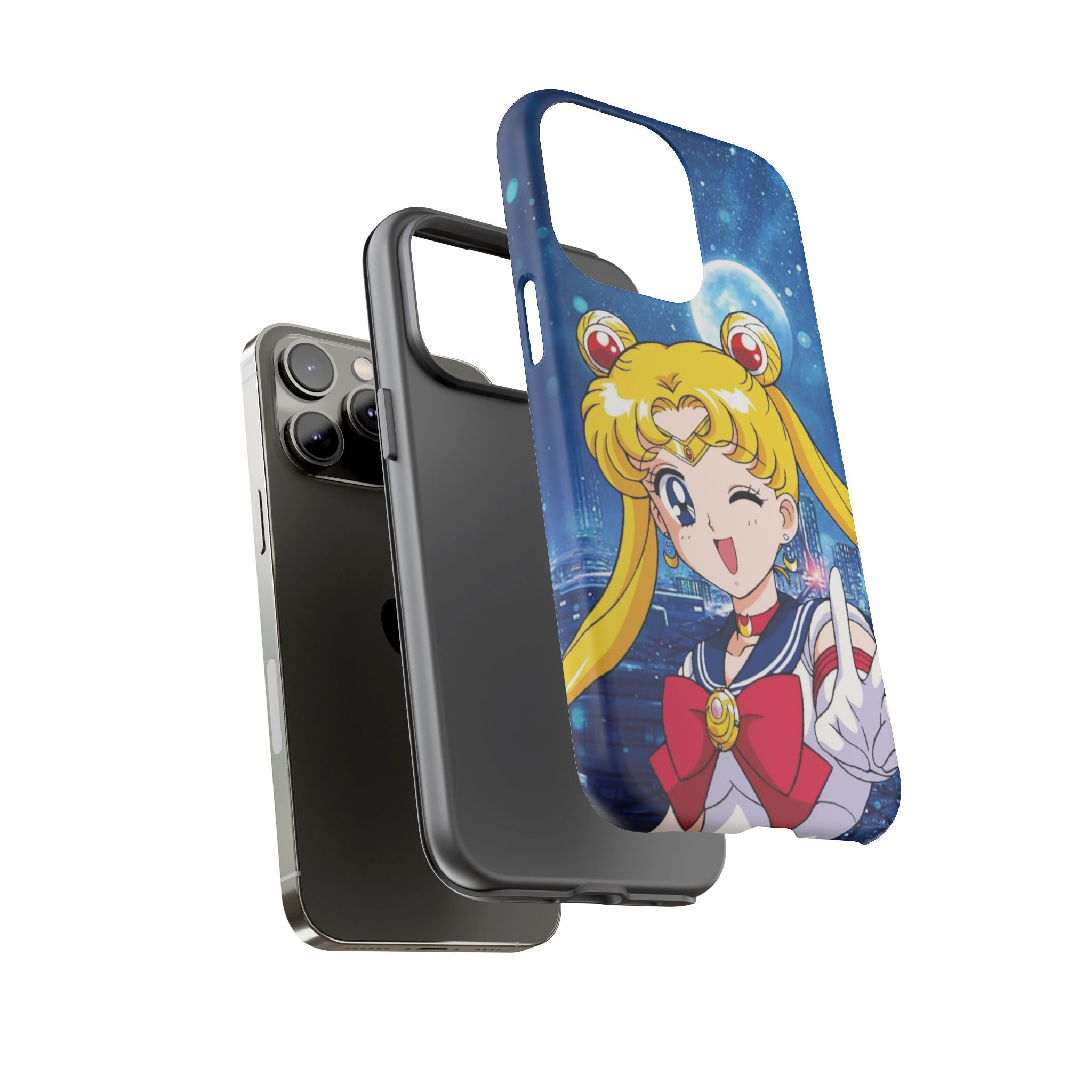 Blue S Moon Tough Case for iPhone, Galaxy, or Google Pixel