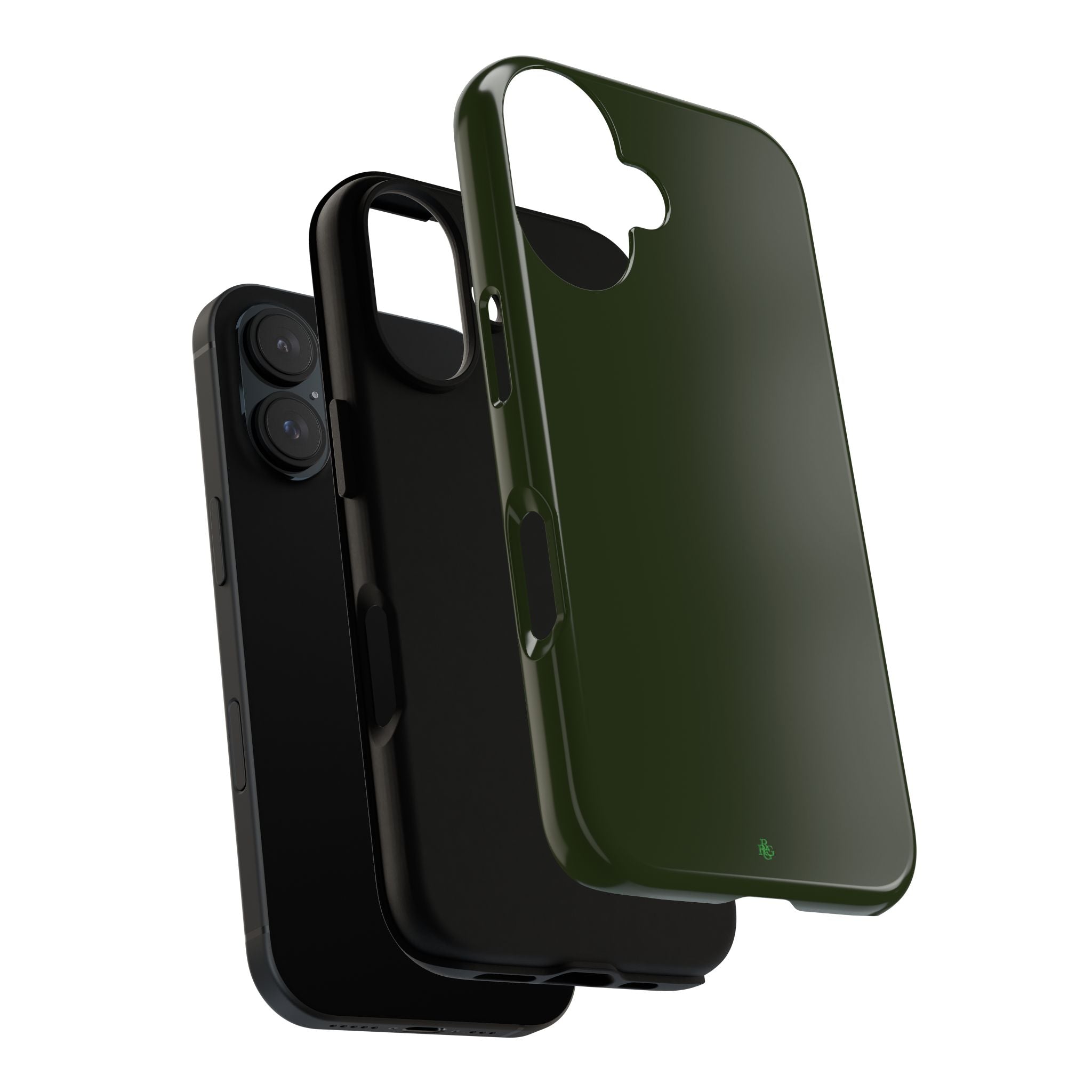 Olive Green Tough Phone Case for iPhone, Galaxy and Google Pixel