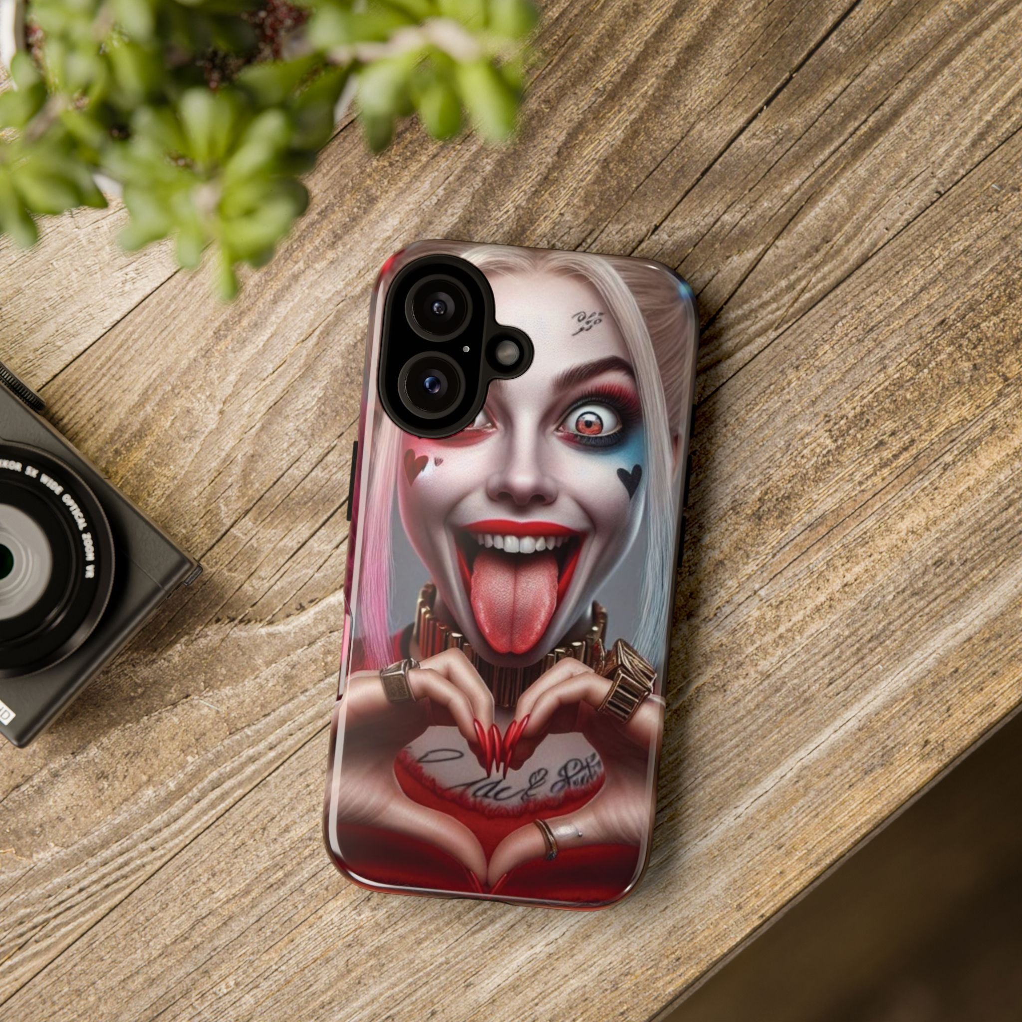 Harley Quinn Tough Phone Case for iPhone, Galaxy, or Google Pixel