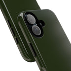 Olive Green Tough Phone Case for iPhone, Galaxy and Google Pixel