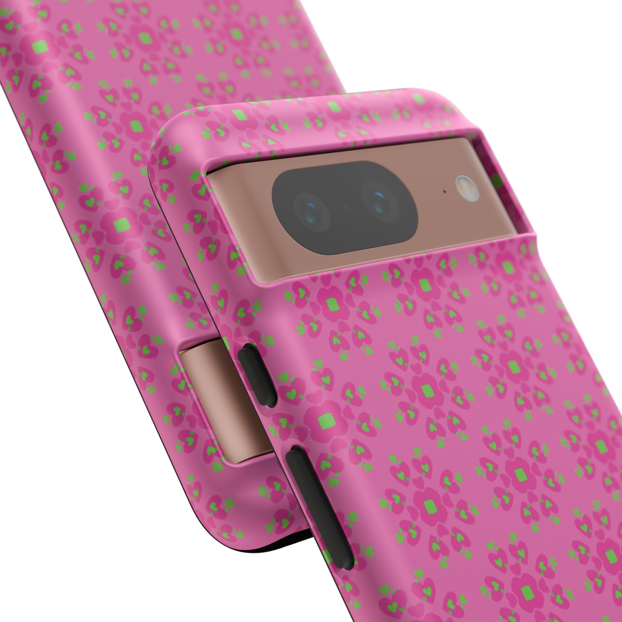 Floresta Heart Pink Tough Phone Case iPhone, Galaxy, or Google Pixel