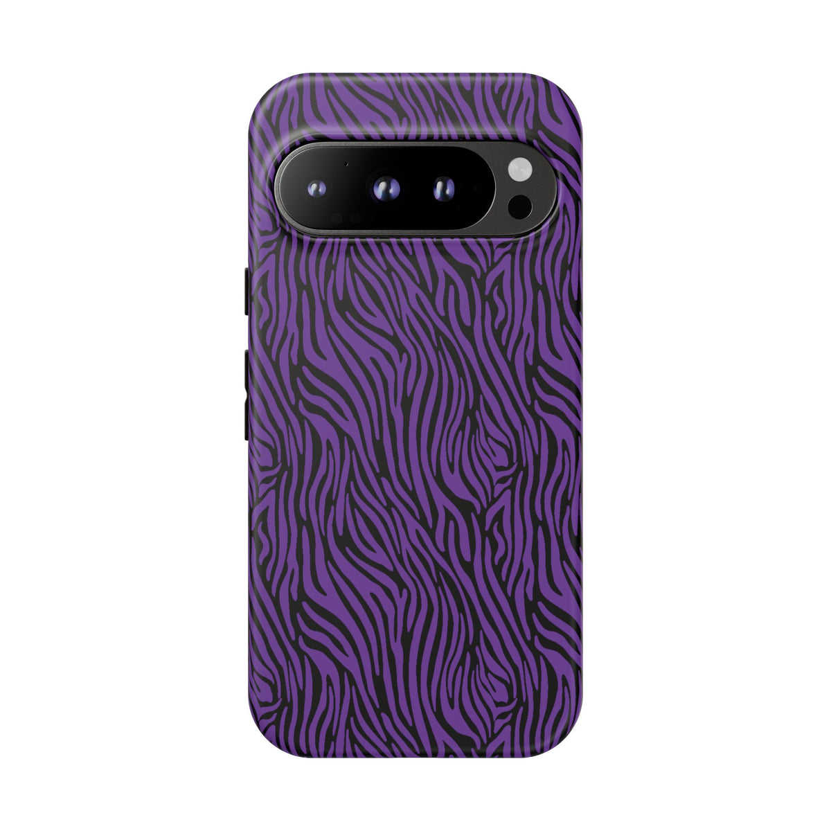 Purple Zebra Tough Phone Case for iPhone, Galaxy, or Google Pixel