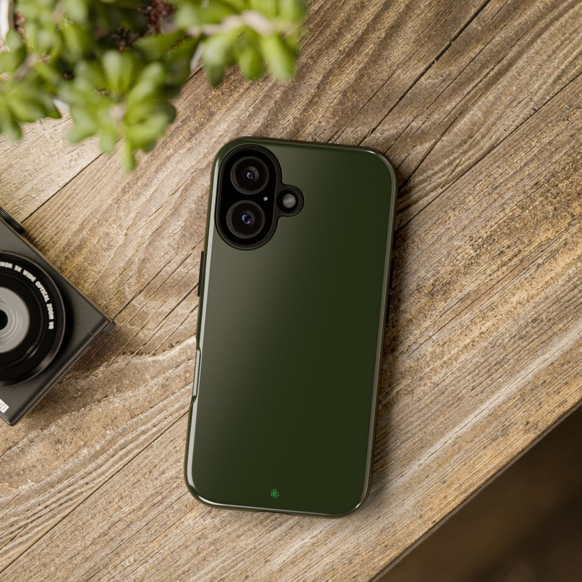 Olive Green Tough Phone Case for iPhone, Galaxy and Google Pixel
