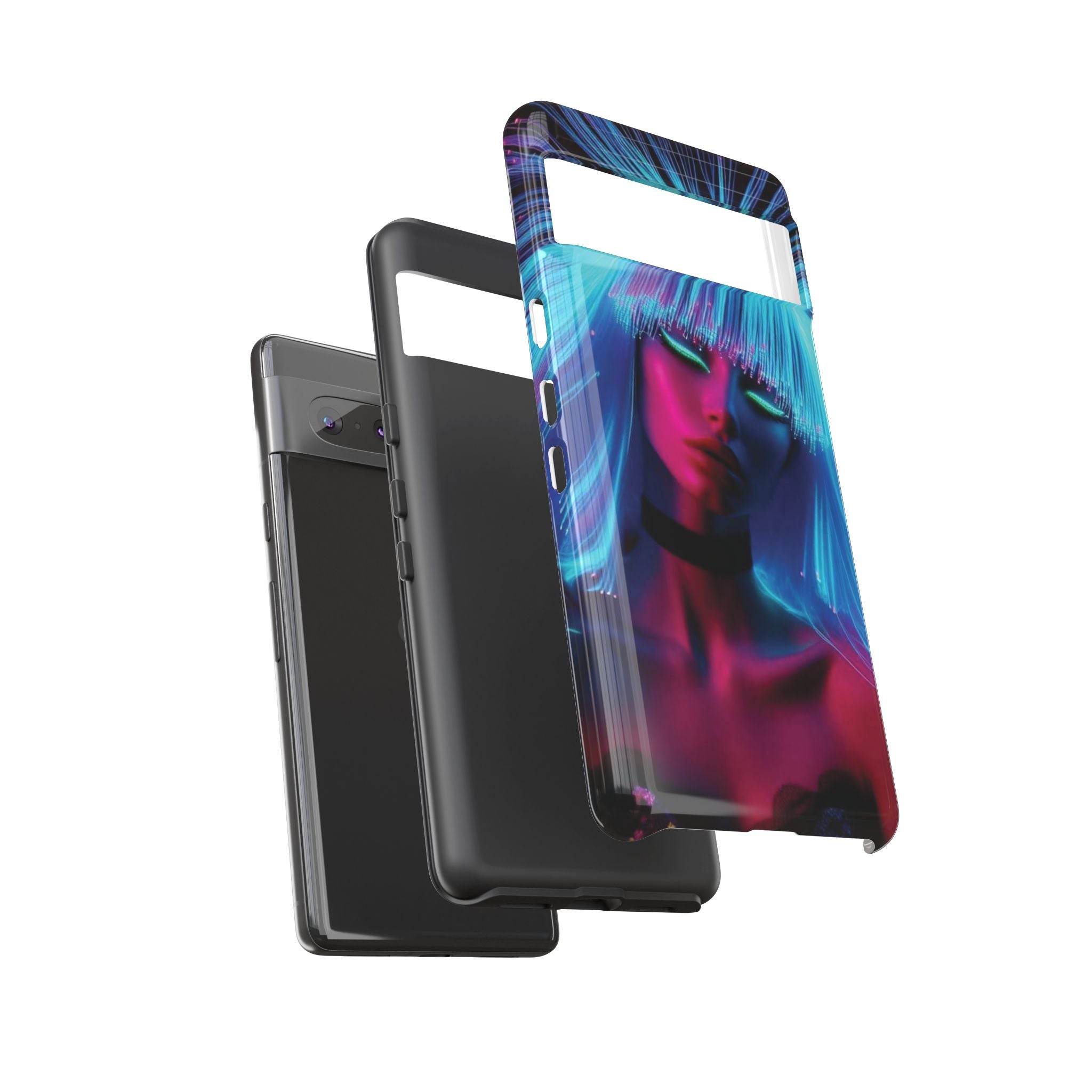 CyberPunk Tough Case for iPhone, Galaxy, or Google Pixel