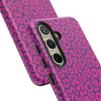 Pink Purple Leopard Tough Phone Case iPhone, Galaxy and Google Pixel