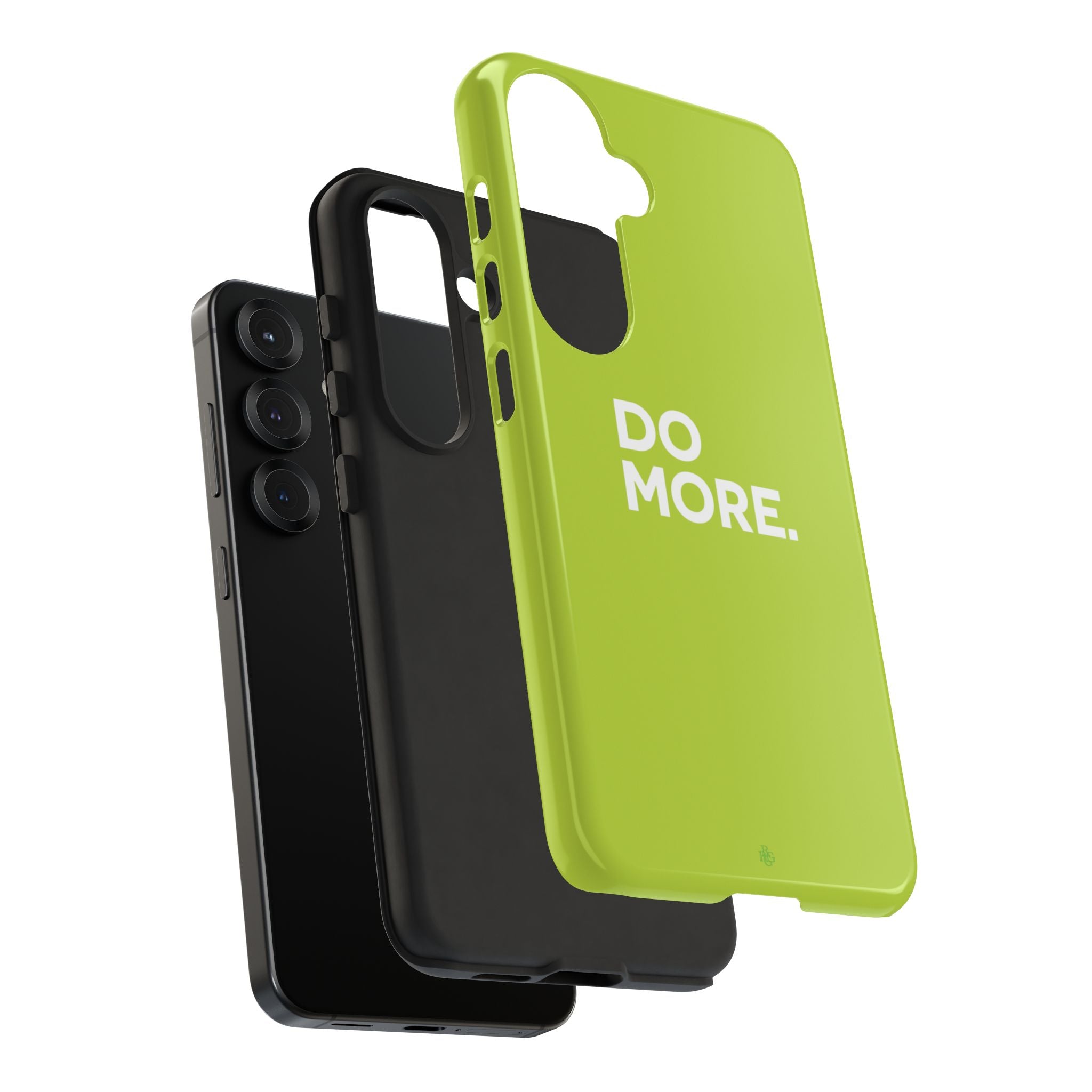 Do More (Neon Yellow) Tough Phone Case for iPhone, Galaxy or Google Pixel