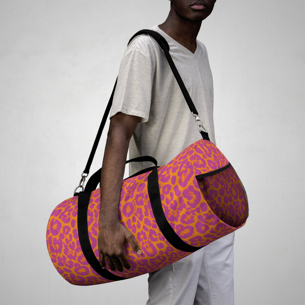 Leopard Print Duffel Bag