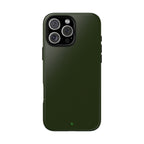 Olive Green Tough Phone Case for iPhone, Galaxy and Google Pixel