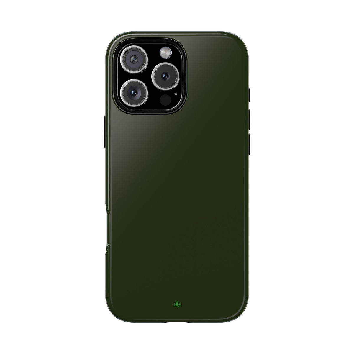 Olive Green Tough Phone Case for iPhone, Galaxy and Google Pixel