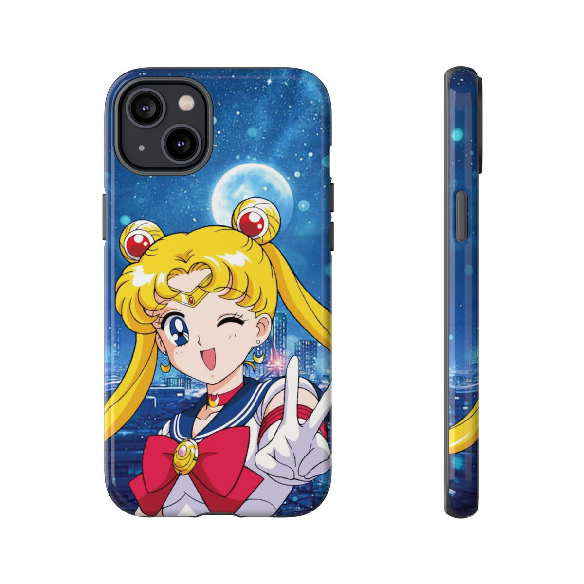 Blue S Moon Tough Case for iPhone, Galaxy, or Google Pixel