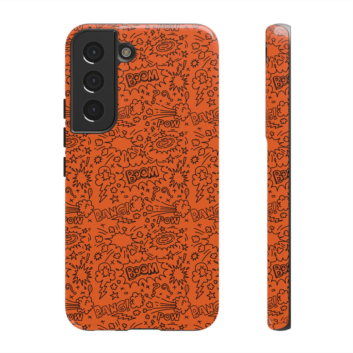 Wow Orange Tough Case for iPhone, Galaxy, or Google Pixel