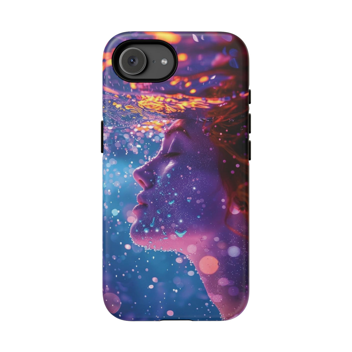 Meditating Underwater Tough Phone Case for iPhone, Galaxy, or Google Pixel
