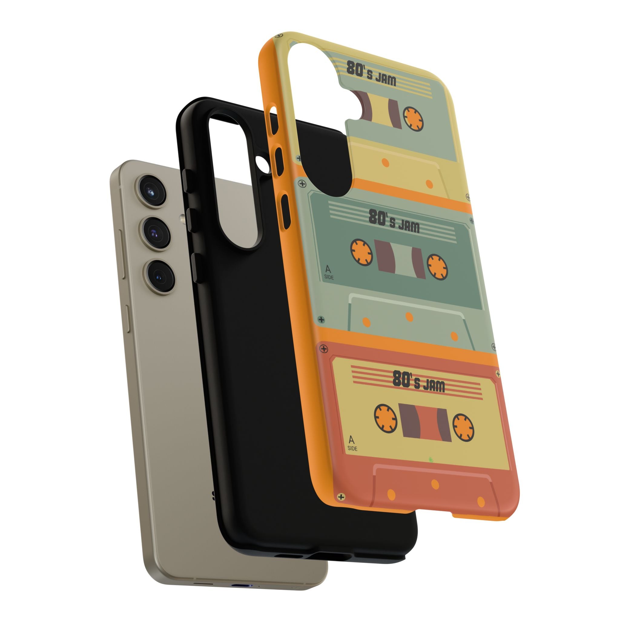 Retro 80's Jam RG Tough Phone Case for iPhone, Galaxy, or Google PIXEL
